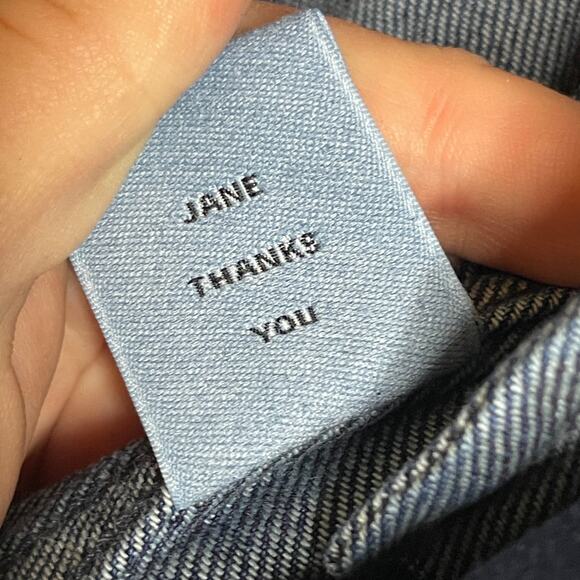 The Only Jane Boiler Suit Blue Jump Two Denim Long Sleeve High Neck Jumpsuit 6 - Picture 12 of 13